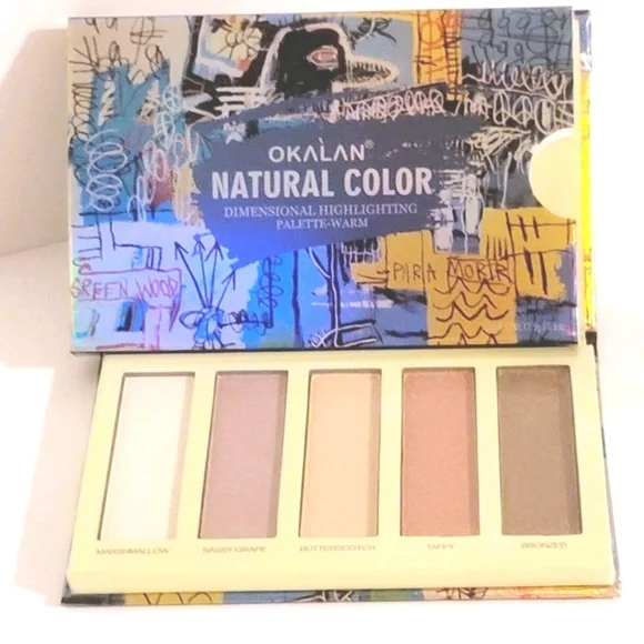 Natural Color Dimensional Highlighting Palette Warm Makeup - Picture 8 of 9